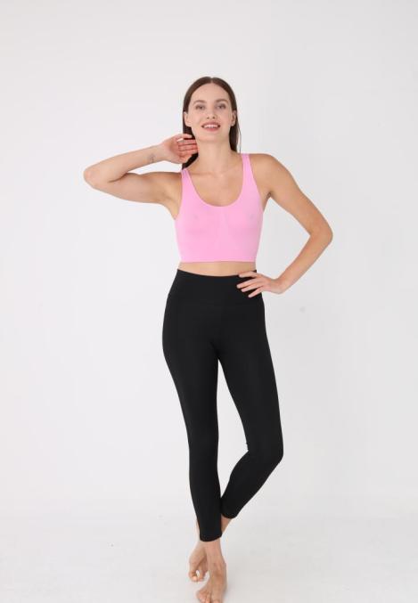 Bustieră Lejeră cu Bretele Late – Fără Push-up,Culoare Roz,Engros